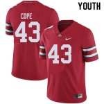Youth Ohio State Buckeyes #43 Robert Cope Red Nike NCAA College Football Jersey April YPB6544CJ